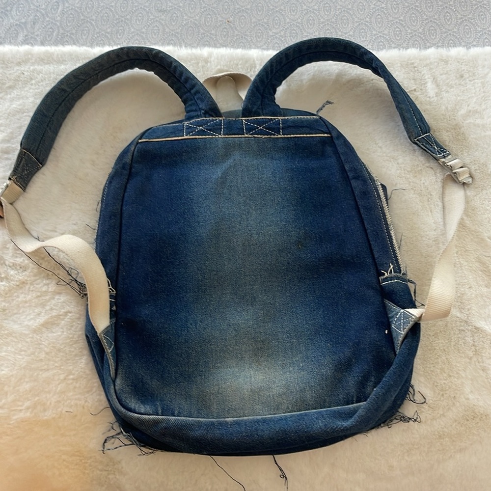 Vintage Roxy Jean Back Pack - Picture 2 of 2